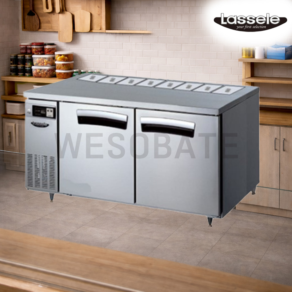 CI_[라셀르] 간냉식 반찬 테이블 냉장고 336L (올스텐) (LTB-1524R) 상세 이미지 1
