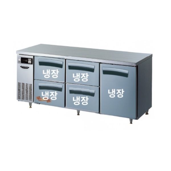 CI_★[라셀르] 우유서랍 1800 간냉식 냉장 테이블 (LT-1834R-DDS) 상세 이미지 4