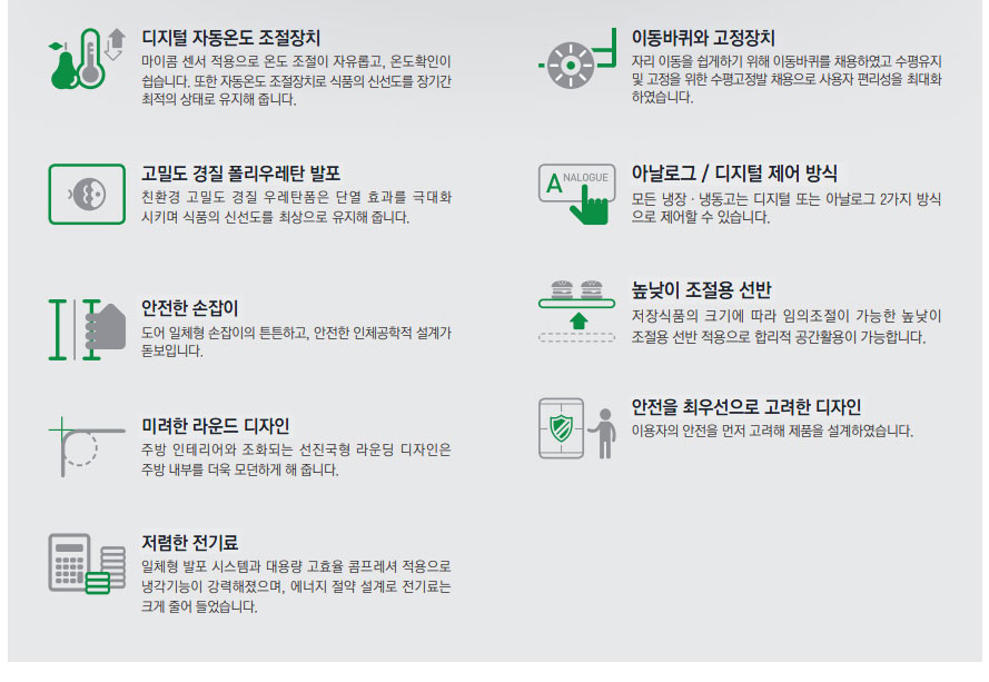 CI_[그랜드우성] 직냉식 냉장고 1170L 내부스텐 (CWSM-1244DR_내부스텐) 상세 이미지 6