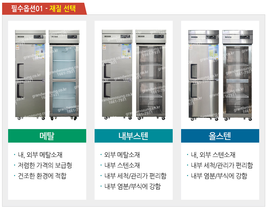 CI_[그랜드우성] 직냉식 냉장고 1170L 올스텐 (CWSM-1244DR_올스텐) 상세 이미지 5
