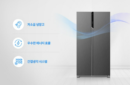 [위니아] 클라쎄 냉장고 2도어 521L 이녹스실버(RKE952SIS5MEV(AK)) 상세 이미지 3