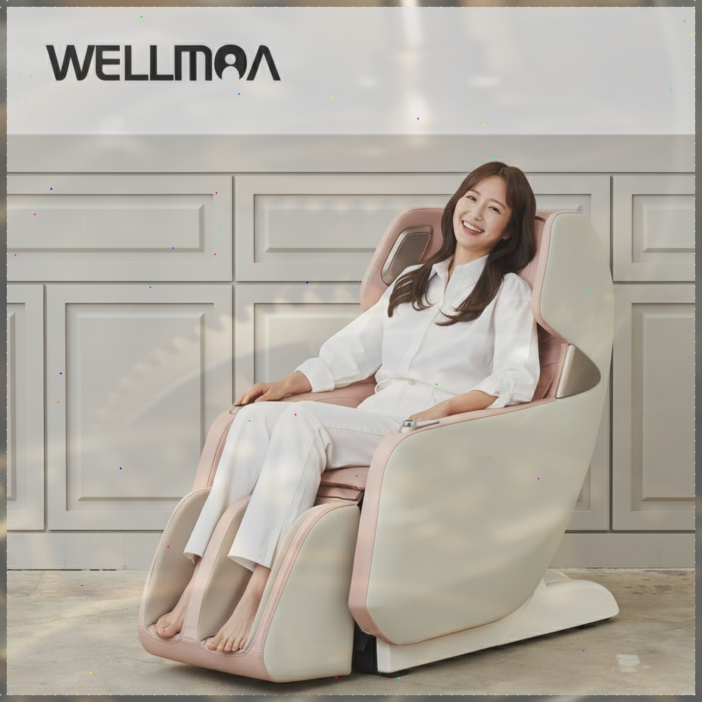 [웰모아] 쏘울 미니 컴팩트 안마의자 (그린) (HCW-5500) (36개월) 상세 이미지 2