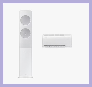 (1Q) 삼성 에어컨 무풍 클래식 일반 화이트 스탠드+벽걸이 17평+6평 (36) AF70F17D24LRS 상세 이미지 3