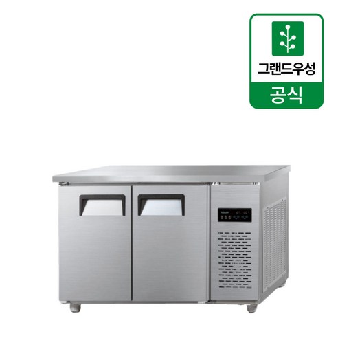 [그랜드우성] 직냉식 테이블 냉장고+냉동고 260L (내부스텐) (36) CWSM-120RFT_내부스텐 상세 이미지 1