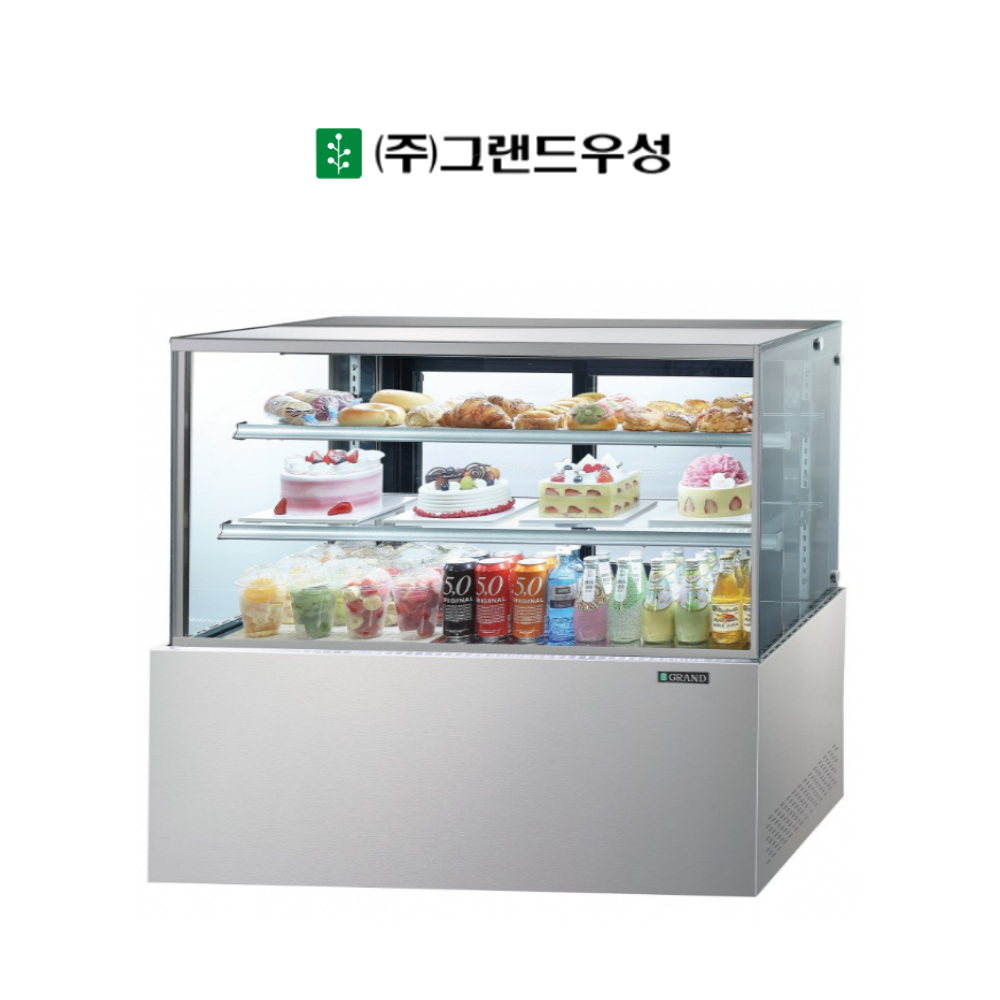 [그랜드우성] 간냉식 제과쇼케이스 1500 사각 뒷문형 3단 (화이트) (36) GWBKRG15CF (W) 상세 이미지 2