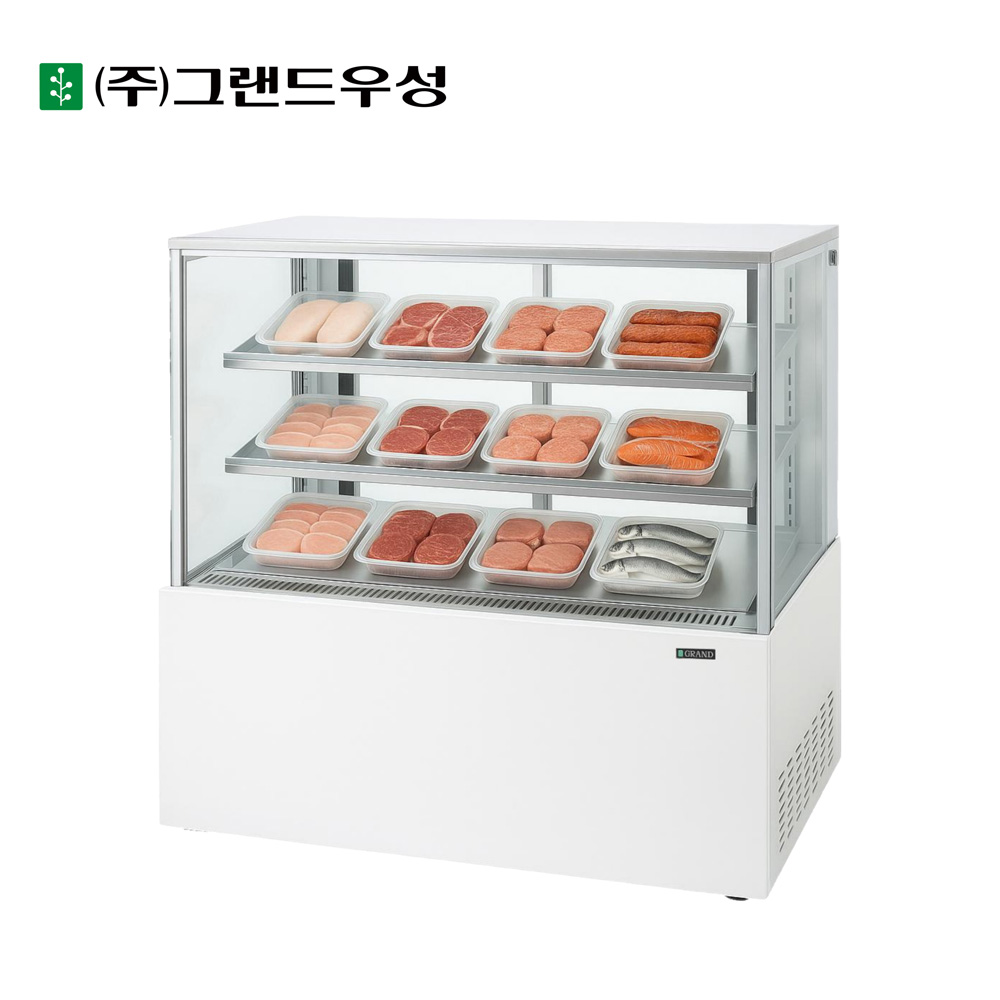[그랜드우성] 간냉식 제과쇼케이스 1500 사각 뒷문형 3단 (올스텐) (36) GWBKRG15CF (올스텐) 상세 이미지 9