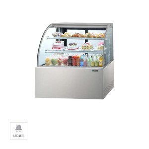 [그랜드우성] 간냉식 제과쇼케이스 1500 곡면 뒷문형 3단 (블랙) (36) GWBKXG15CF (B) 상세 이미지 15