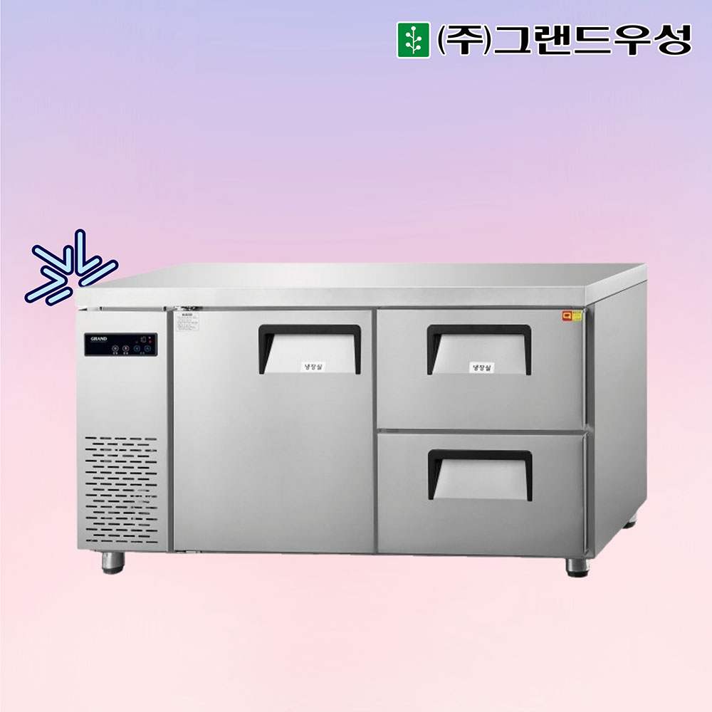[그랜드우성] 간냉식 카페형 서랍 냉장고 250L (36) GWFM-120DT-2R 상세 이미지 1