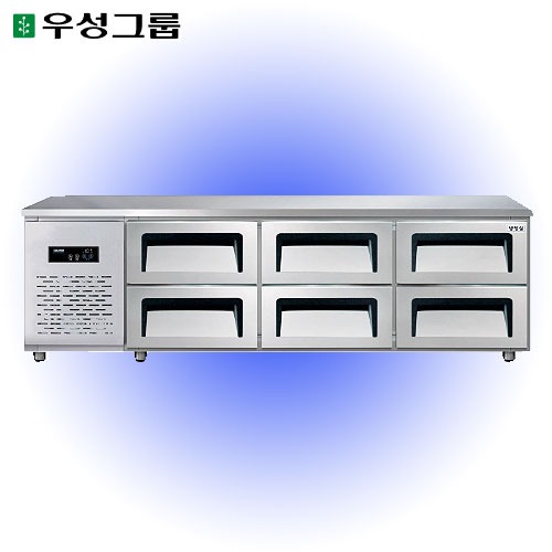[그랜드우성] 간냉식 카페형 서랍 냉장고 433L (36) GWFM-180DT-4L 상세 이미지 4
