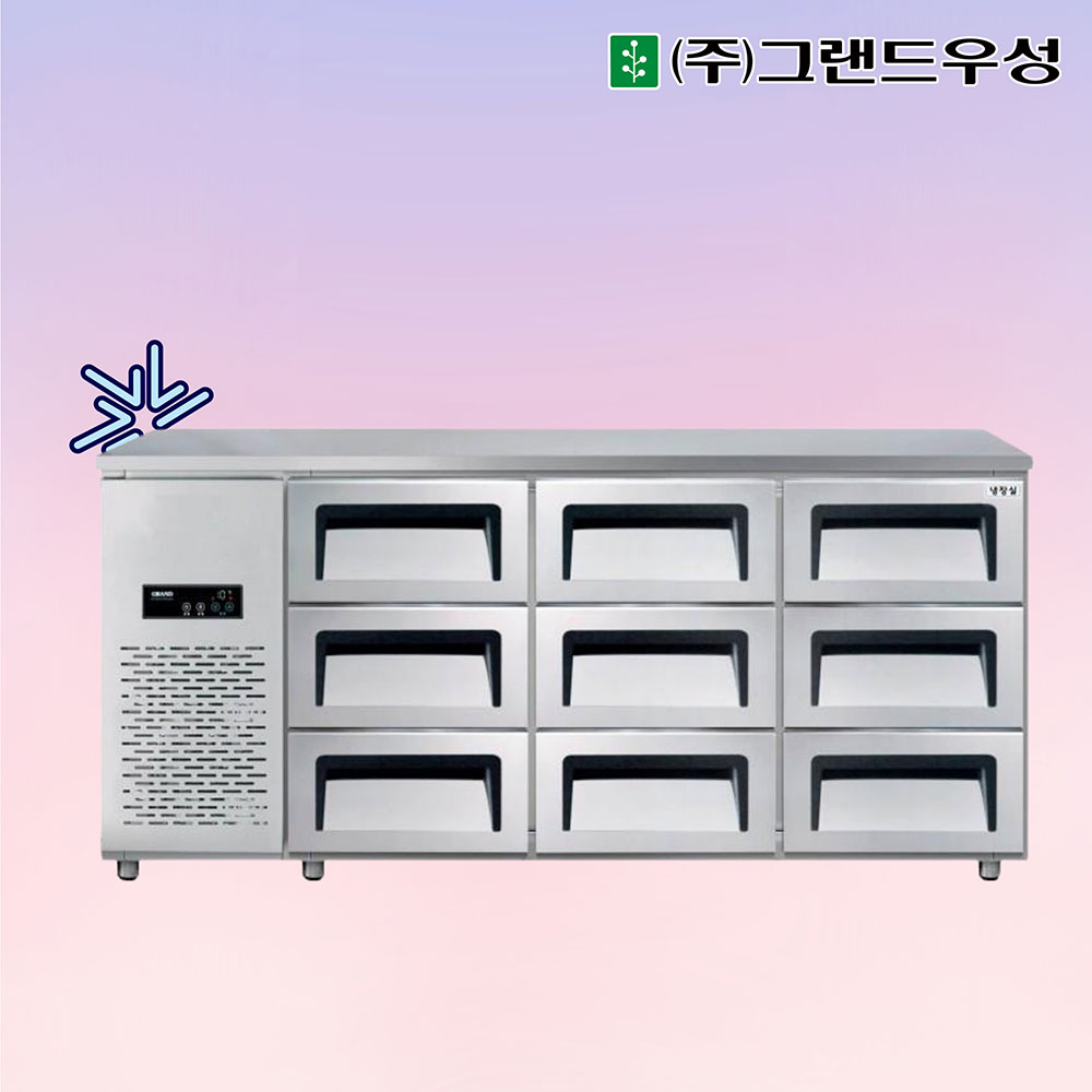[그랜드우성] 간냉식 높은 서랍 냉장고 485L (폭800) (36) GWFM-180HDT_H8 상세 이미지 1