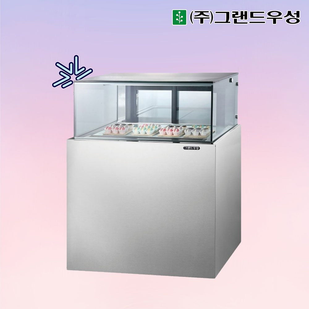 [그랜드우성] 간냉식 마카롱 쇼케이스 900 사각 (블랙) (36) GWGMGG09DF (B) 상세 이미지 2