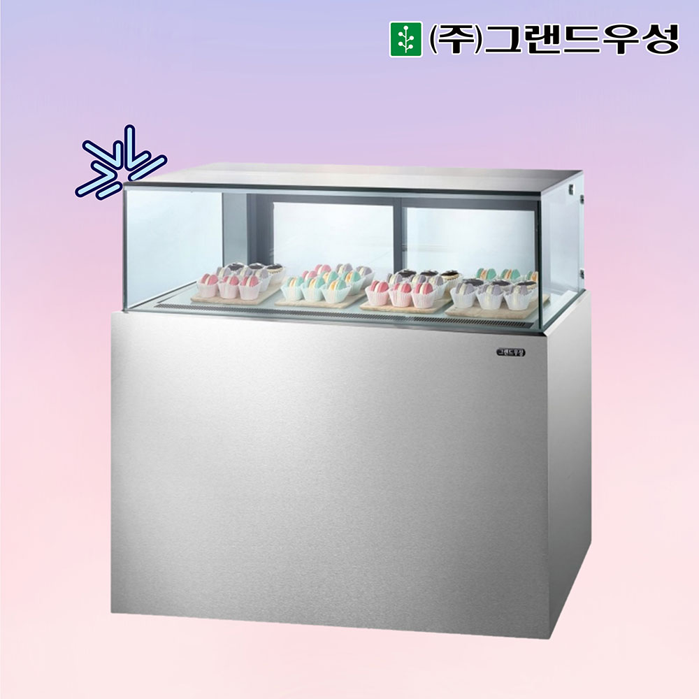 [그랜드우성] 간냉식 마카롱 쇼케이스 1200 사각 (블랙) (36) GWGMGG12DF (B) 상세 이미지 1