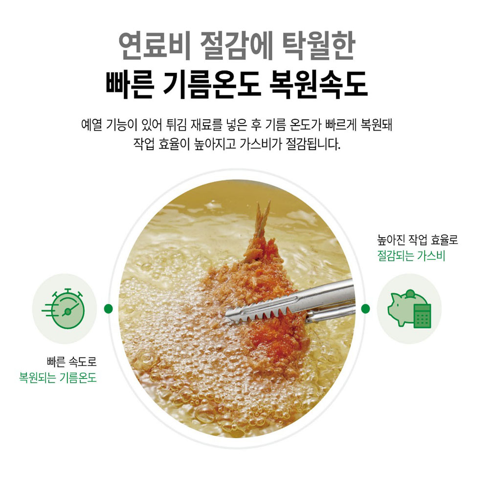 [그랜드우성] 업소용 가스 튀김기 44L (LPG or LNG 선택) (36) GW-GF901 상세 이미지 1