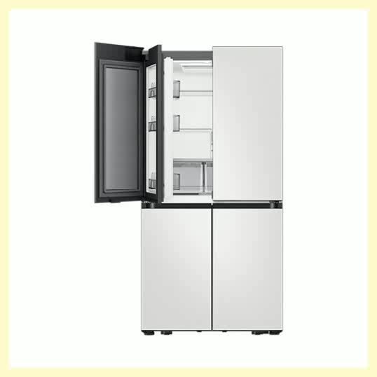 [삼성] NEW 비스포크 AI 하이브리드 냉장고 4도어 키친핏 Max 633L (푸드쇼케이스) 코타 화이트 RM70F64M2A 상세 이미지 3