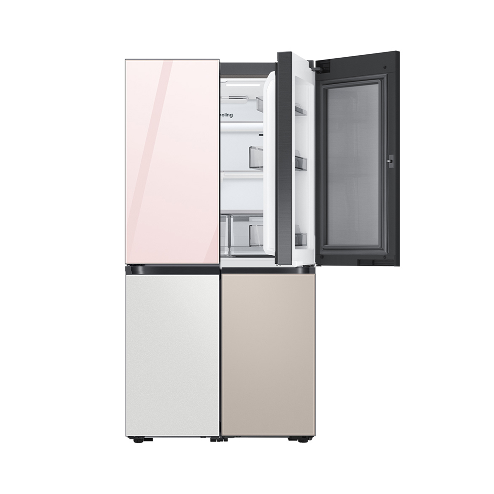 [삼성] 비스포크 UV탈취 4도어 냉장고 874L 세틴베이지 (RF85DB90F1AP39) 썸네일 2