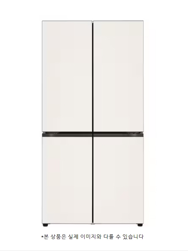 [LG] 디오스 오브제컬렉션 매직스페이스 냉장고 870L 베이지&베이지 (H875GBB111) 썸네일 2