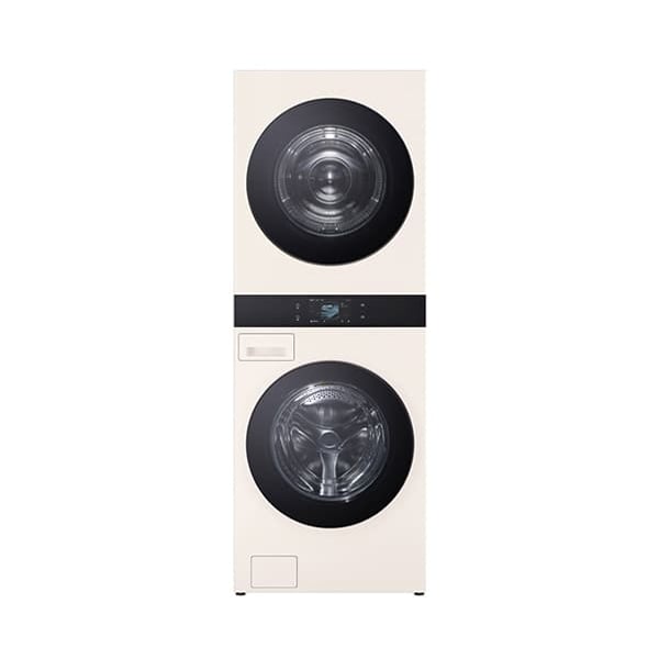 [LG] 트롬 AI 오브제컬렉션 워시타워 25kg+25kg 네이처베이지 (WA2525EEZF)