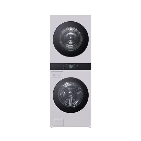 [LG] 트롬 AI 오브제컬렉션 워시타워 25kg+25kg 네이처크림그레이 (WA2525MMZF)