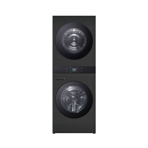 [LG] 트롬 AI 오브제컬렉션 워시타워 25kg+25kg 스페이스블랙 (WA2525KDF)