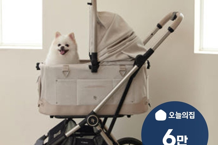 [디트로네]펫유모차 스탠다드 베이지