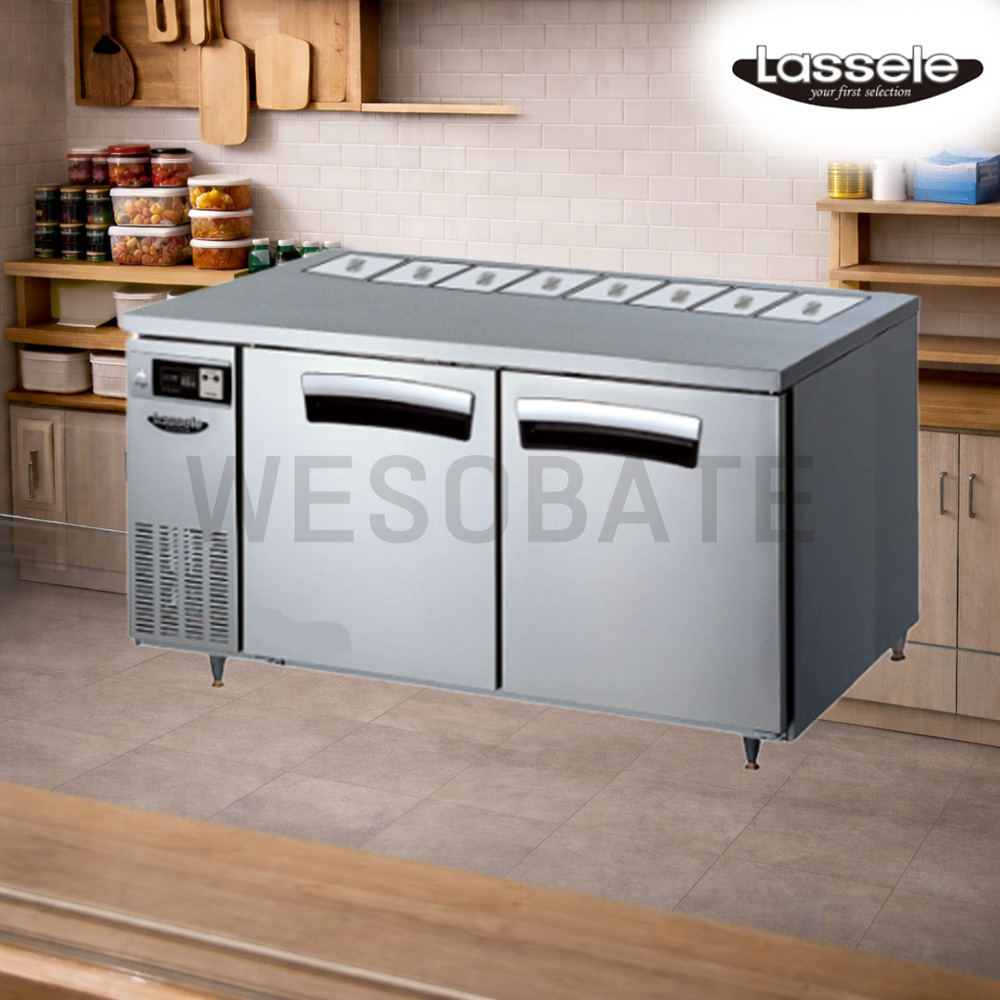 CI_[라셀르] 간냉식 반찬 테이블 냉장고 336L (올스텐) (LTB-1524R) 썸네일 4
