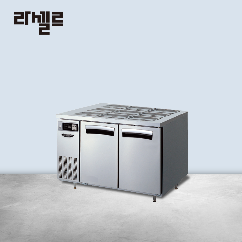 CI_[라셀르] 간냉식 뒷줄 반찬 테이블 냉장고 300L (올스텐) (LTB-1224R(B1)) 썸네일 3