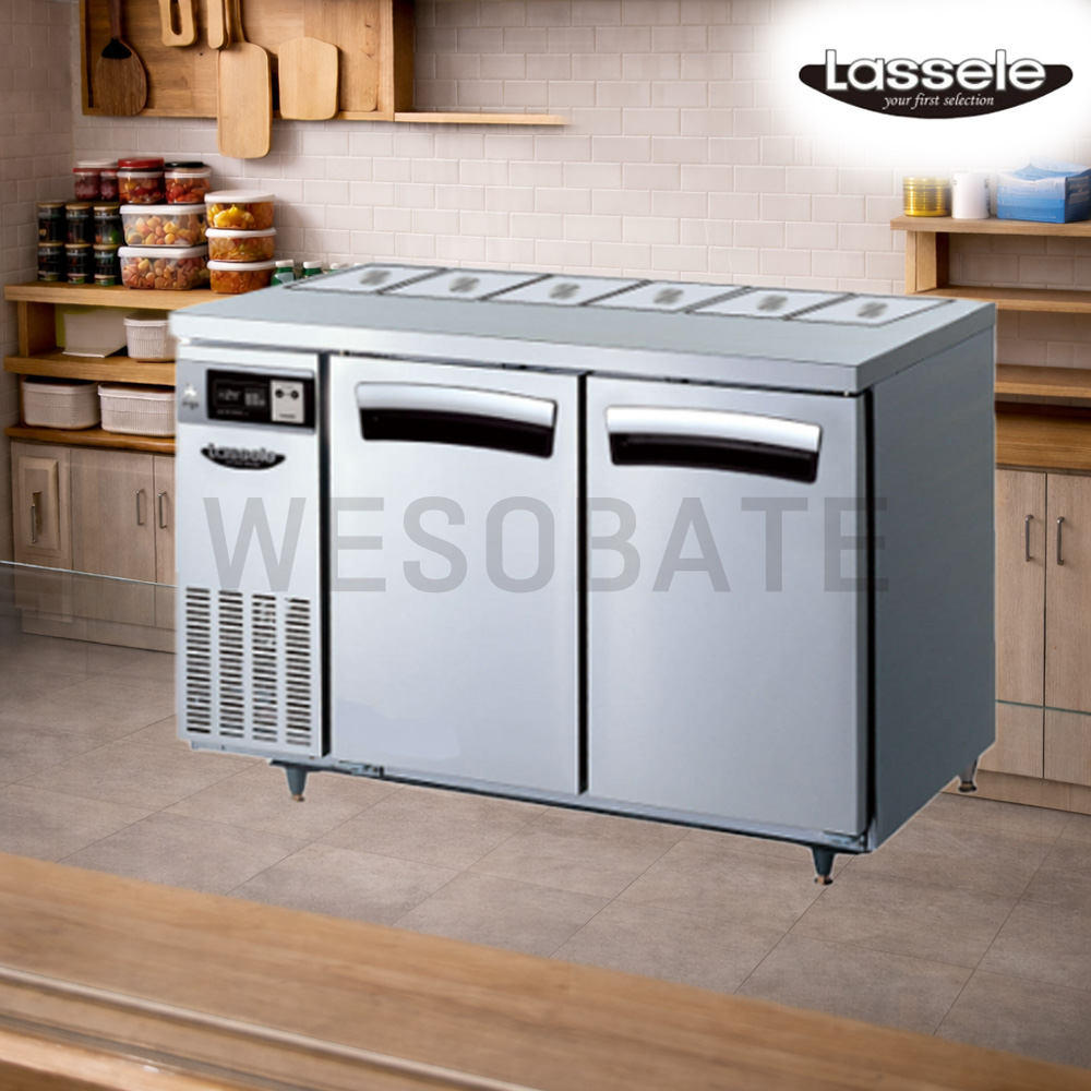 CI_[라셀르] 간냉식 뒷줄 반찬 테이블 냉장고 300L (올스텐) (LTB-1224R(B1)) 썸네일 4