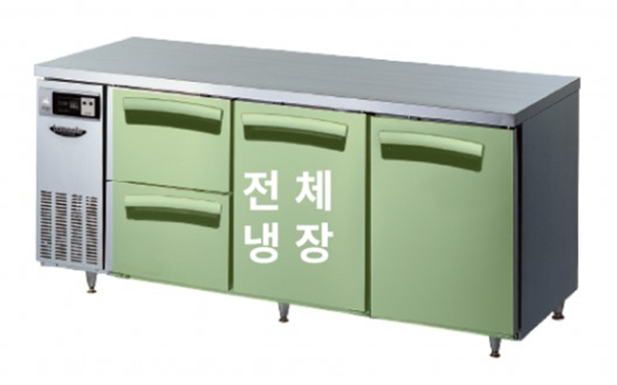 CI_★[라셀르] 우유서랍 1800 간냉식 냉장 테이블 (LT-1834R-DSS) 썸네일 3