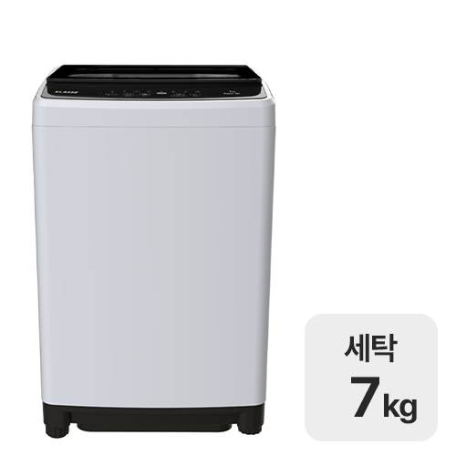 [위니아] 클라쎄 소형 통돌이 세탁기 7kg 라이트실버(WFA907PSA(AK))