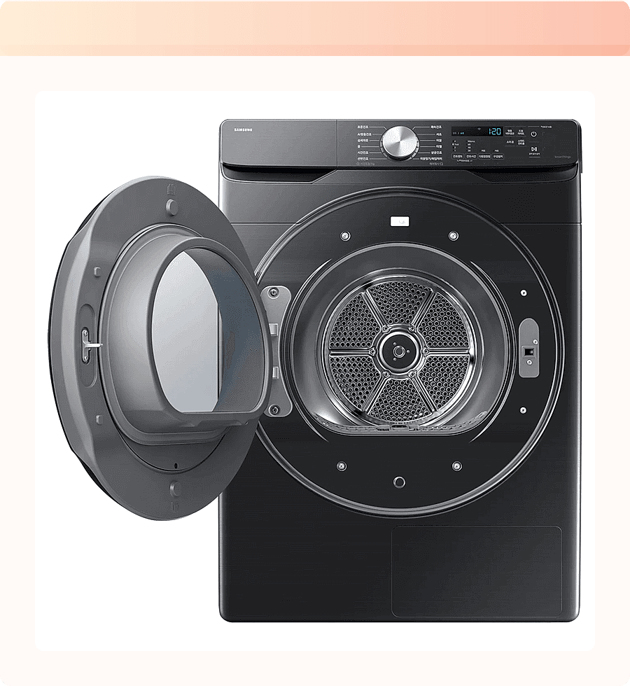 [삼성]AI 건조기 21kg 블랙캐비어(DV21DG8200BV) 썸네일 4