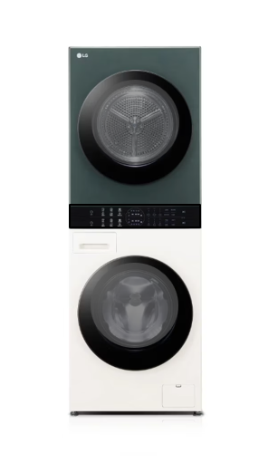 [LG] 트롬 오브제컬렉션 워시타워 컴팩트 세탁기 13kg+건조기 10kg 네이처베이지&네이처그린 (W1310EGN_D)