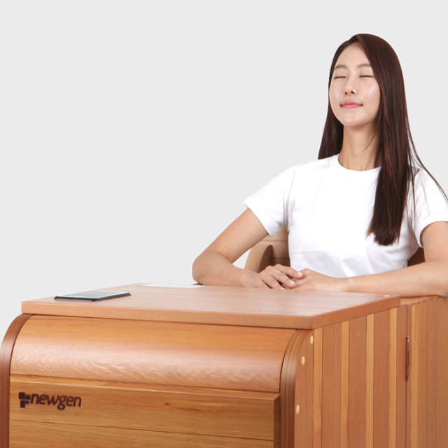 [뉴젠] 뉴젠 사우나 반신욕기 솔리드골드