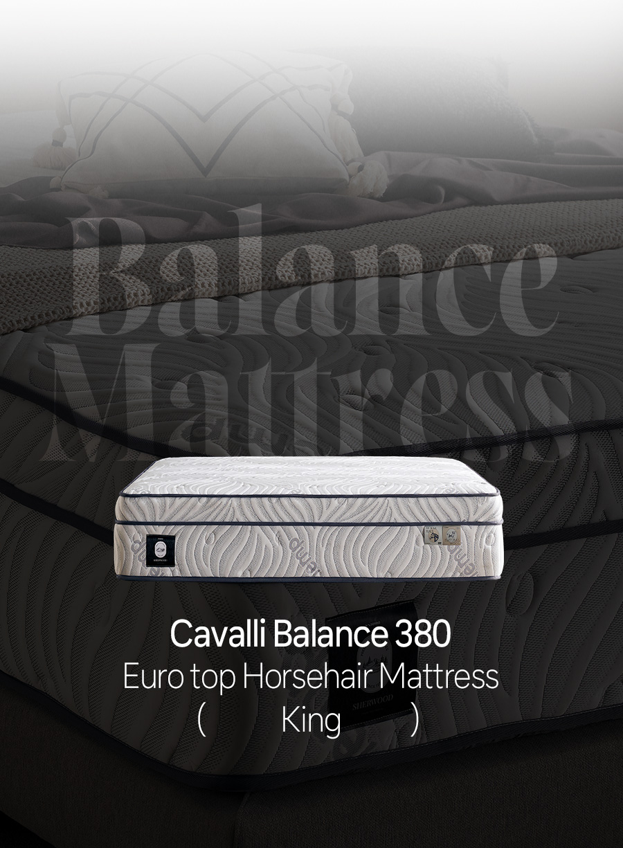 [쉐우드] 카발리 CAVALLI Luxe 440 말총 양모 독립스프링 프리미엄 매트리스 K (킹) (BS) 썸네일 2