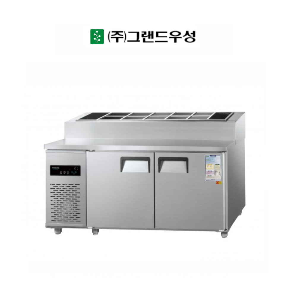 [그랜드우성] 직냉식 테이블 냉장고+냉동고 260L (올스텐) (36) CWSM-120RFT_올스텐 썸네일 1