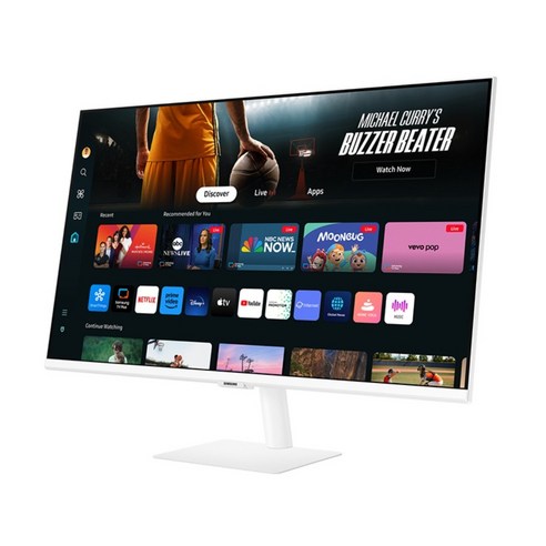 [삼성전자] 무빙스타일 스마트 모니터 M7 32인치(80.0cm) 화이트 LS32DM703UK-ST