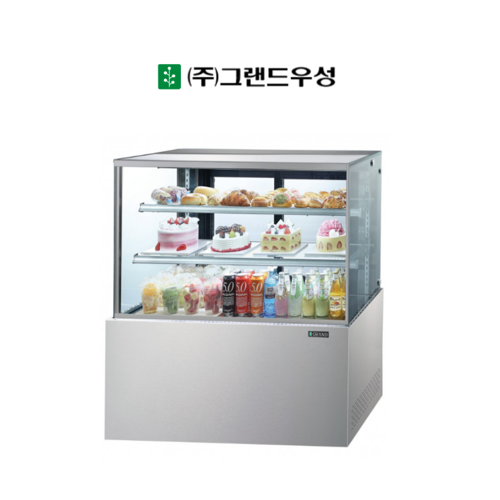 [그랜드우성] 간냉식 제과쇼케이스 900 사각 뒷문형 3단 (블랙) (36) GWBKRG09CF (B) 썸네일 3
