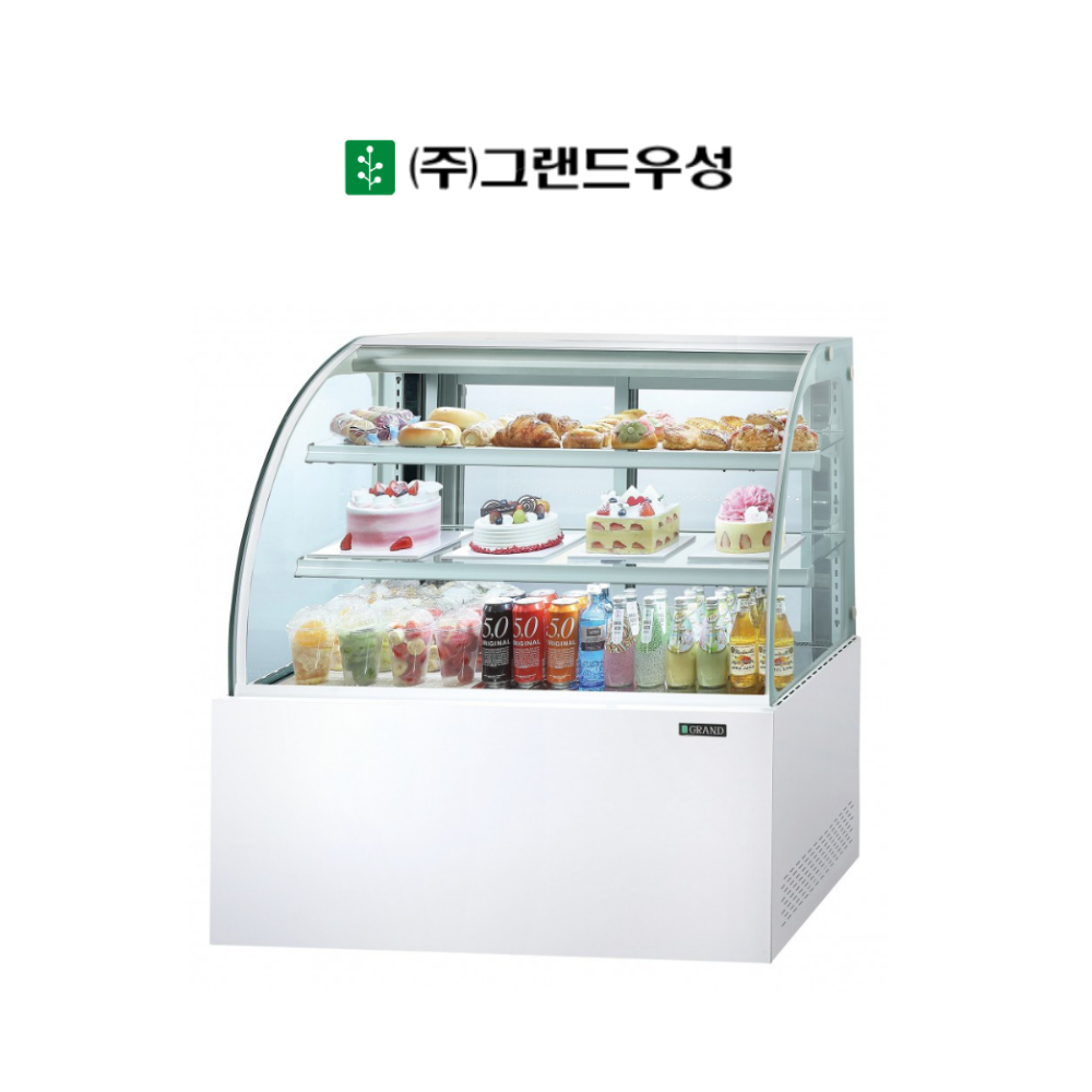 [그랜드우성] 간냉식 제과쇼케이스 1200 곡면 뒷문형 3단 (올스텐) (36) GWBKXG12CF (올스텐) 썸네일 2