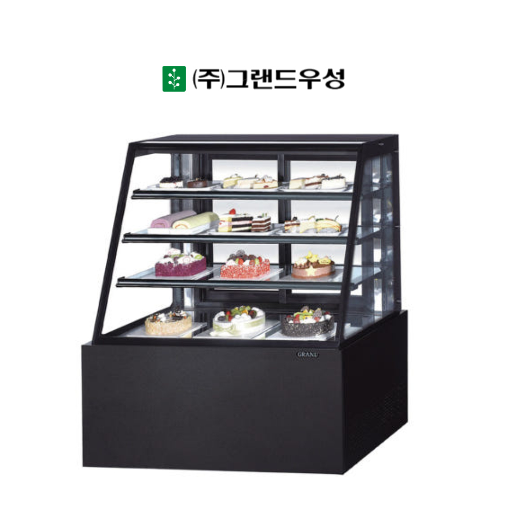[그랜드우성] 간냉식 제과쇼케이스 1500 곡면 뒷문형 3단 (화이트) (36) GWBKXG15CF (W) 썸네일 3