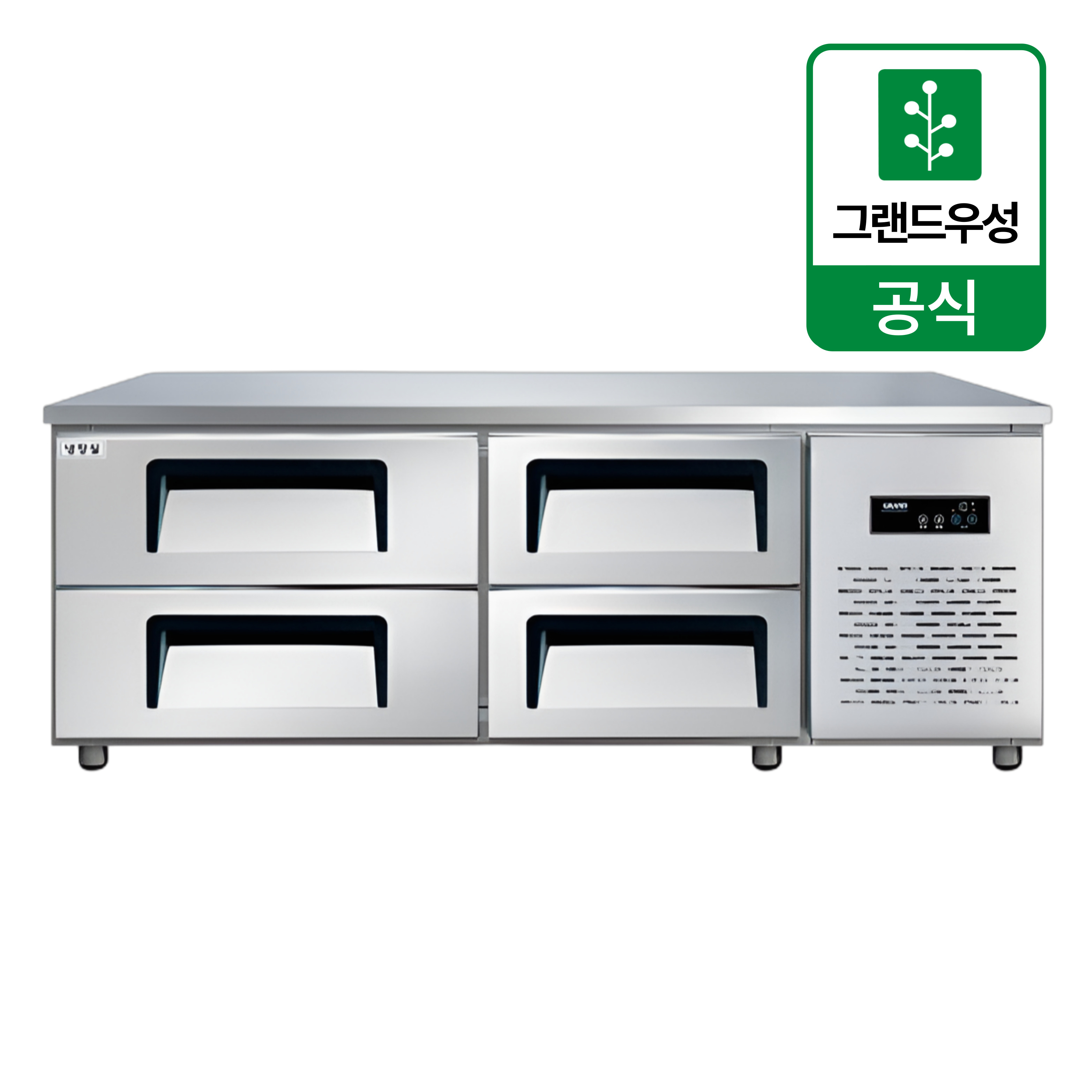 [그랜드우성] 간냉식 카페형 서랍 냉장고 341L (36) GWFM-150DT-4 썸네일 1