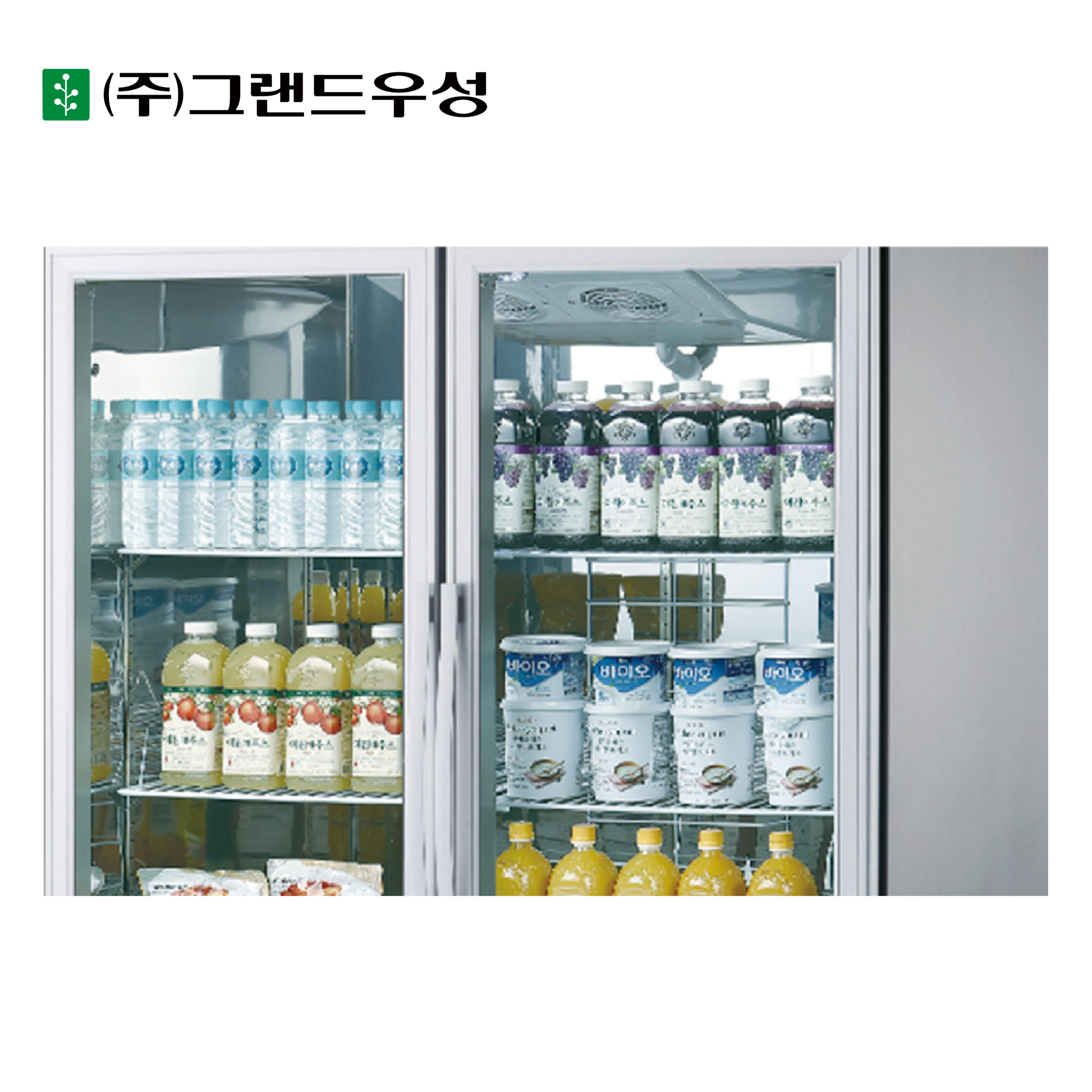 [그랜드우성] 간냉식 스탠드 냉장고 613L (올스텐) (36) WSFM-740R_올스텐 썸네일 1