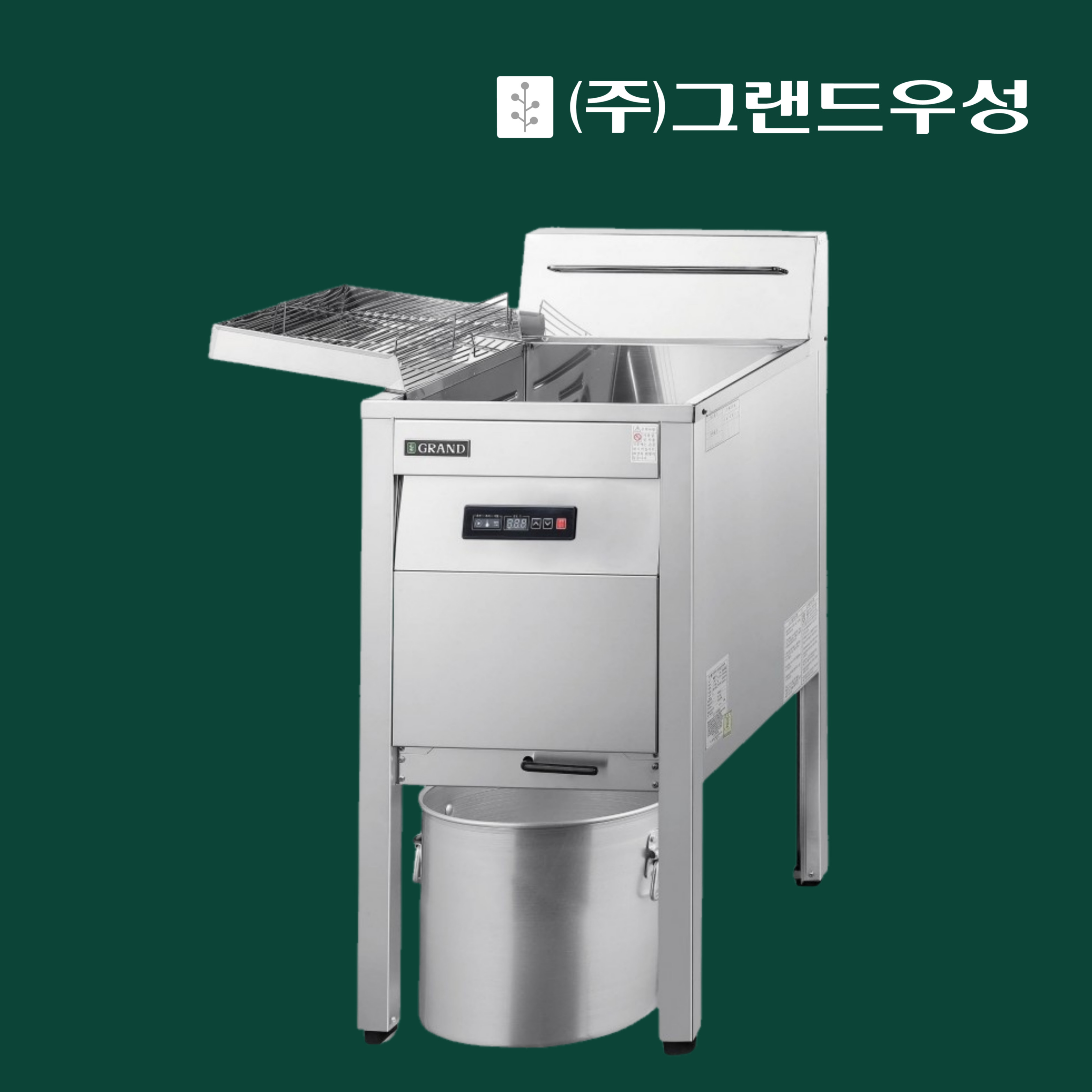 [그랜드우성] 업소용 전기 튀김기 22L 3상 (36) GW-EF732 썸네일 1