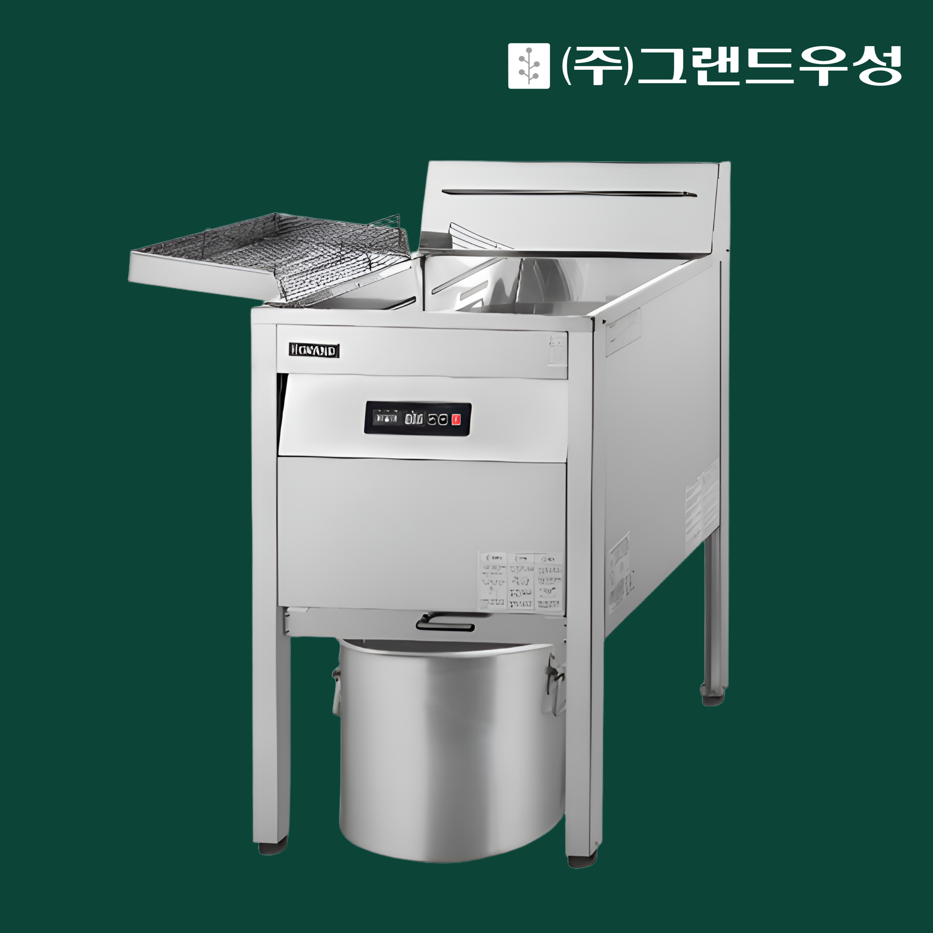[그랜드우성] 업소용 전기 튀김기 32L 단상 (36) GW-EF912 썸네일 1