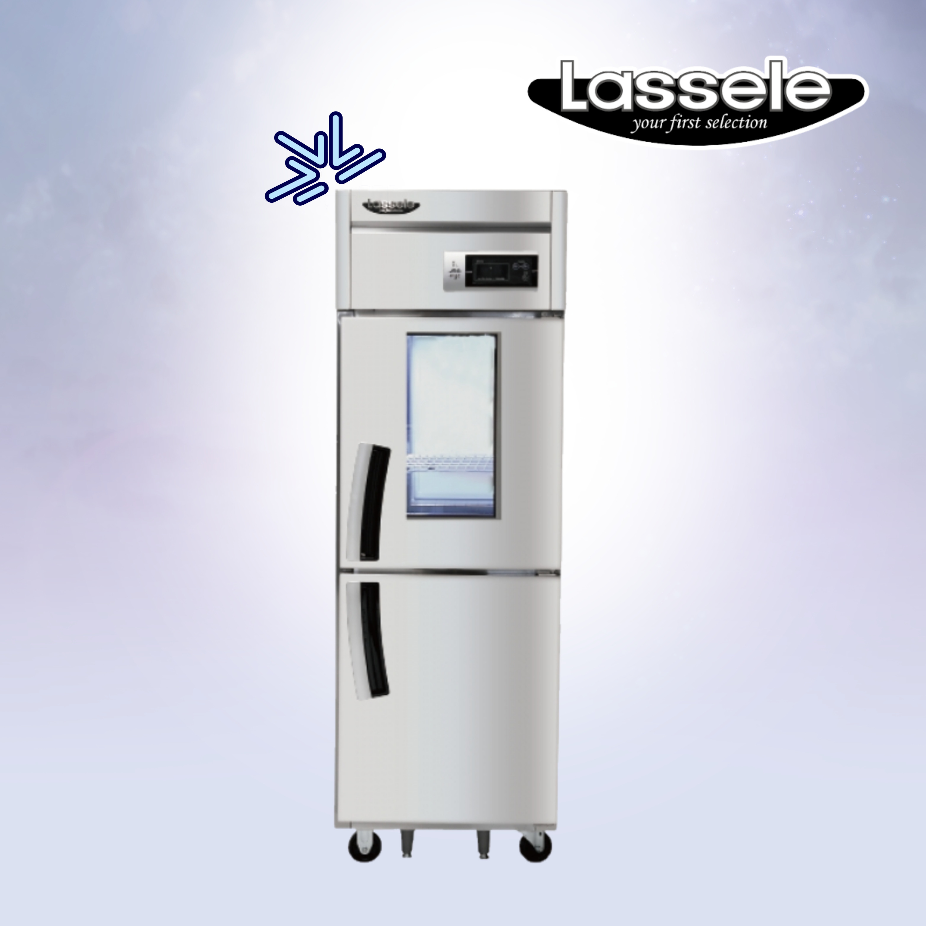 [라셀르] 직냉식 유리도어  냉장고 600L급 (올스텐) (36) LD-625R-1G 썸네일 2