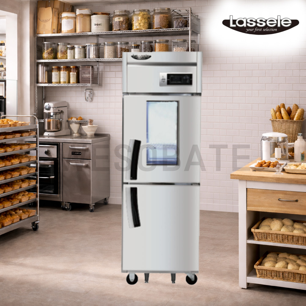 [라셀르] 직냉식 유리도어 냉장고 600L급 (올스텐) (36) LD-625R-2G 썸네일 3