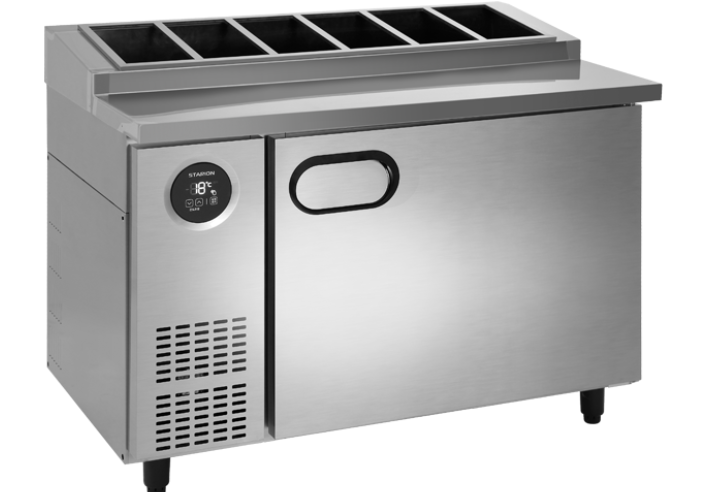 [스타리온] 직냉식 1/4밧드 김밥토핑 냉장고 180L (내부스텐) (36) SR-G09EIEVH 썸네일 3