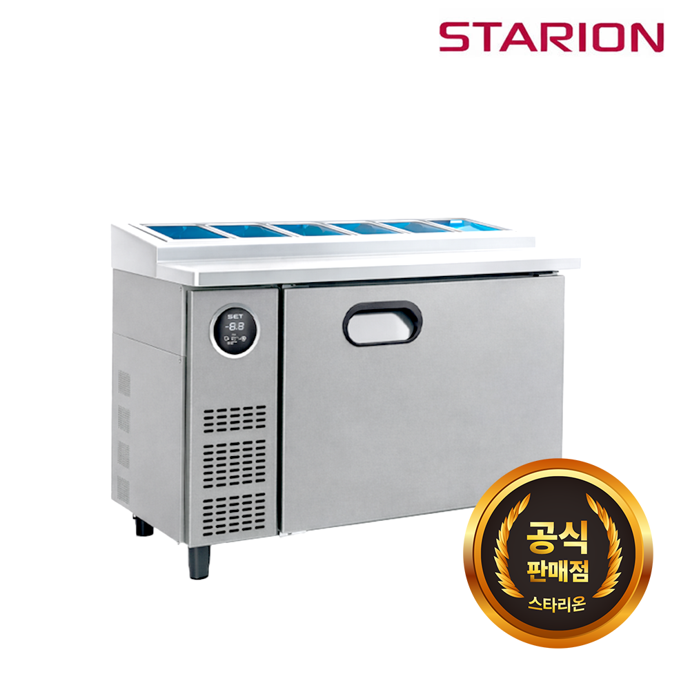 [스타리온] 직냉식 1/3밧드 김밥토핑 냉장고 277L (올스텐) (36) SR-G12ESEVG 썸네일 2