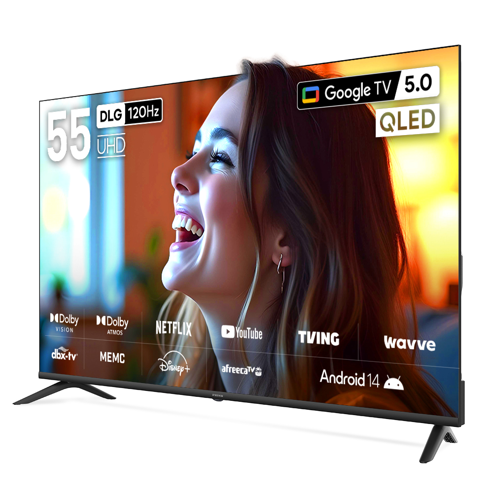 [프리즘코리아] 구글 스마트 QLED TV 55인치 (36) CP55G5Q