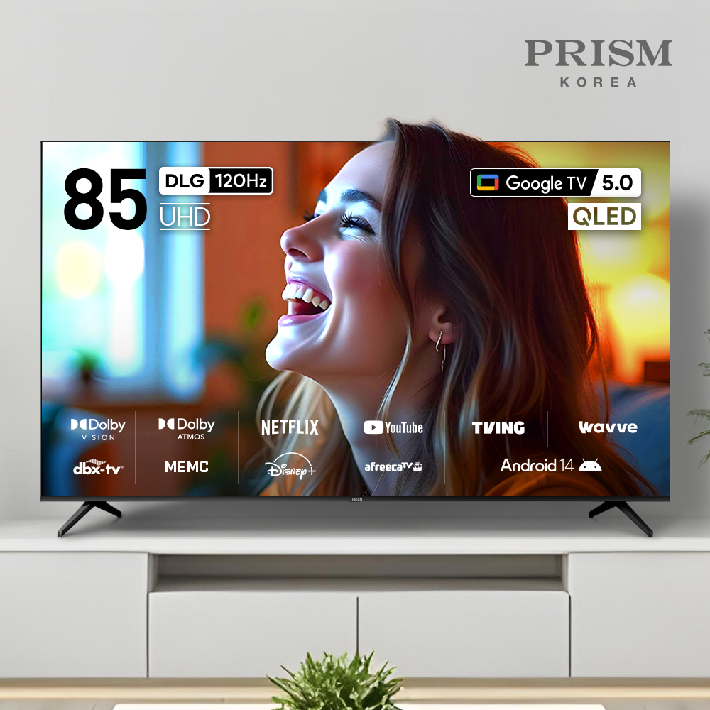 [프리즘코리아] 구글 스마트 QLED TV 85인치 (36) CP85G5Q