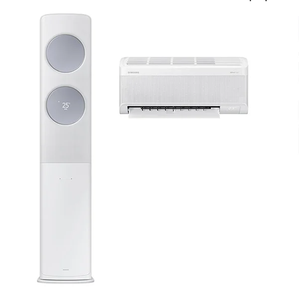 (1Q) 삼성 에어컨 무풍 클래식 일반 화이트 스탠드+벽걸이 19평+6평 (36) AF70F19D24LRS